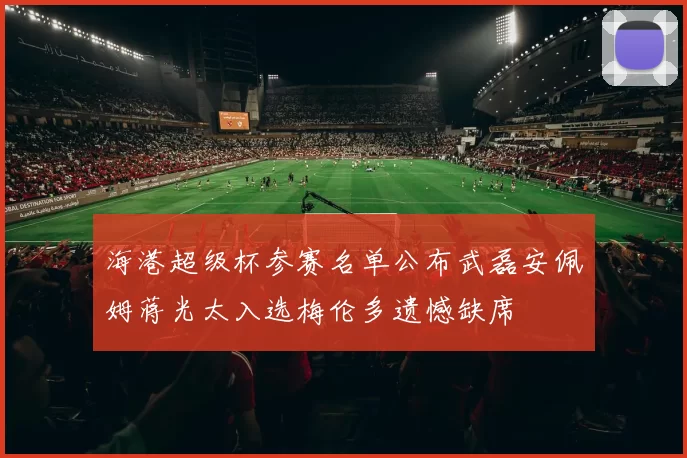 海港超级杯参赛名单公布武磊安佩姆蒋光太入选梅伦多遗憾缺席