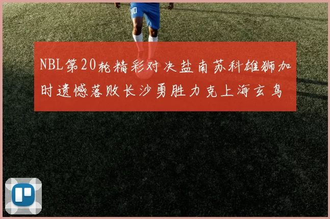 NBL第20轮精彩对决盐南苏科雄狮加时遗憾落败长沙勇胜力克上海玄鸟